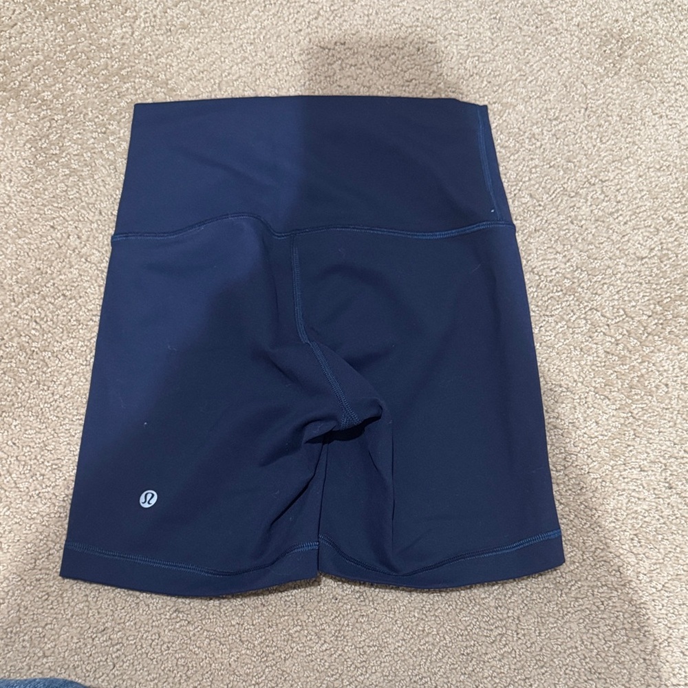 Lululemon Athletica Deep Blue Bike Shorts - Picture 2 of 3